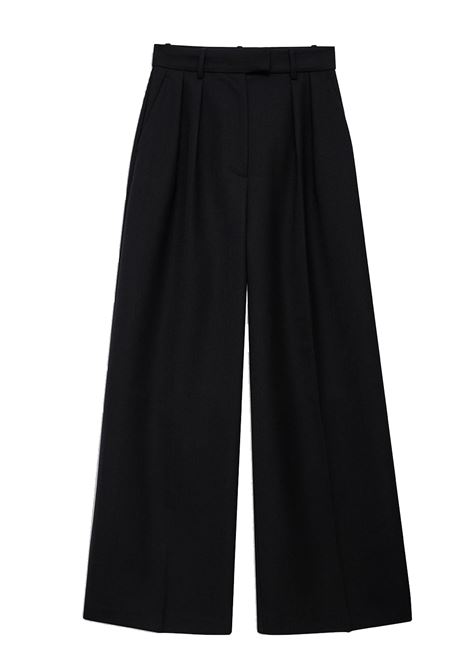 pantaloni lou donna neri ANINE BING | A-03-10389BLK26